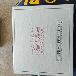 Trivial pursuit silver screen edition box of cards only
